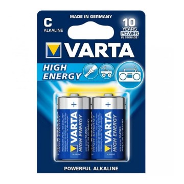 Varta 4914 - 2 kpl Alkaliparisto HIGH ENERGY C 1,5V