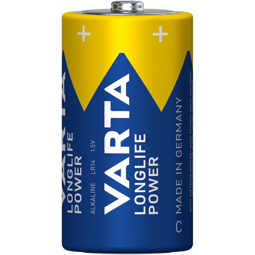 Varta 4914121422 - 2 kpl Alkaliparisto LONGLIFE POWER LR14/C 1,5V