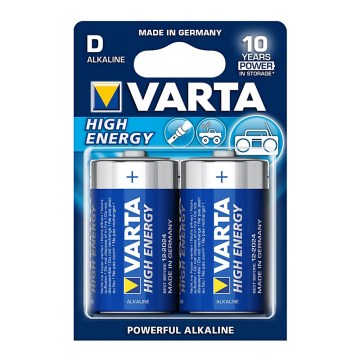 Varta 4920 - 2 kpl Alkaliparisto HIGH ENERGY D 1,5V