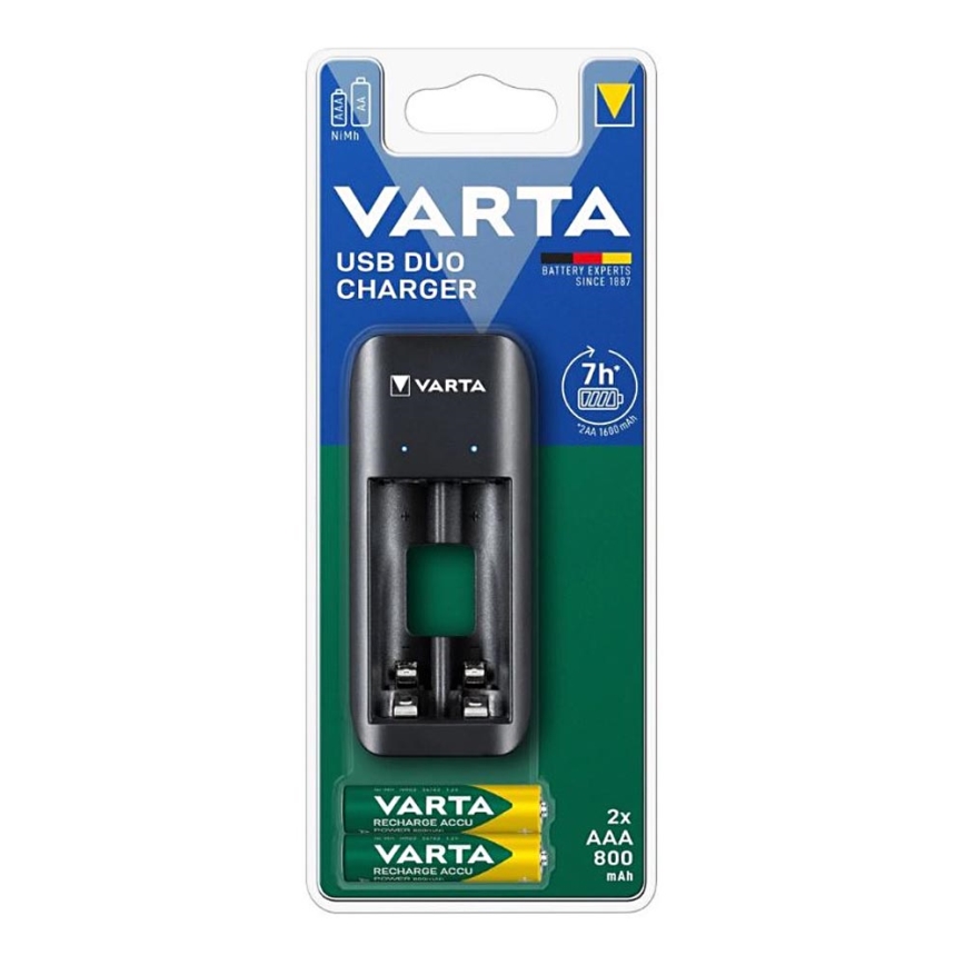 Varta 57651201421 - Akkulaturi 2xAA/AAA 800mAh 5V