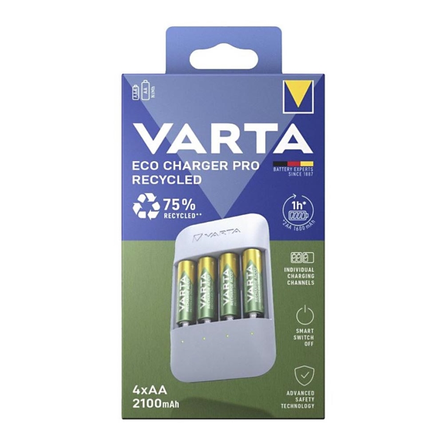 Varta 57683101121 - Akkulaturi 4xAA/AAA 2100mAh 5V