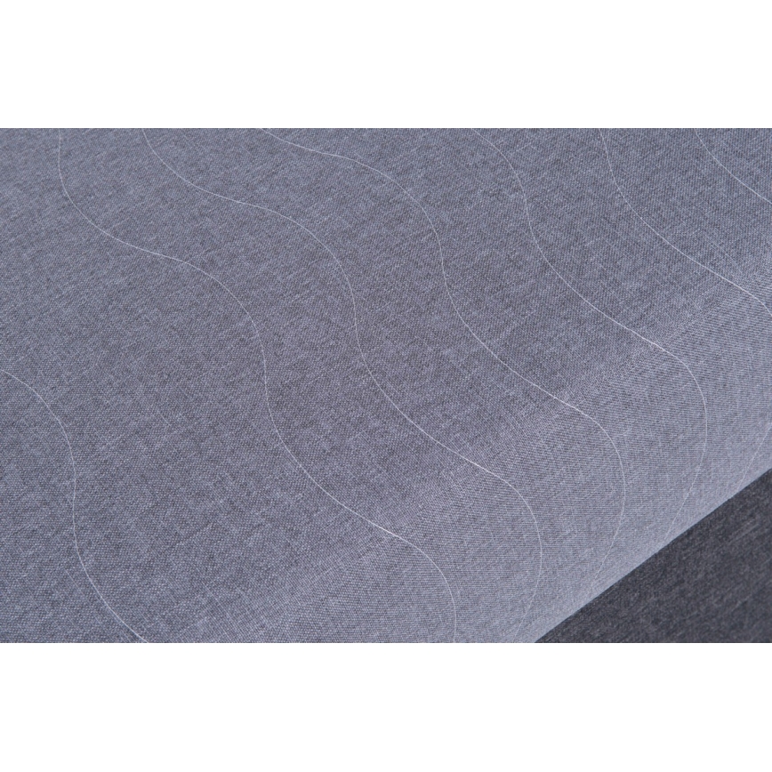 Verhoiltu päivävuode JACOB XL säilytystilalla, kantavuus 130 kg, 90x200 cm, harmaa