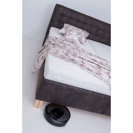 Verhoiltu sängynrunko säilytystilalla ilman patjaa VIOLET 180x200 cm tummanharmaa