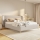 Verhoiltu sänky ilman patjaa DALIA 160x200 cm beige
