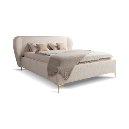 Verhoiltu sänky ilman patjaa DALIA 160x200 cm beige