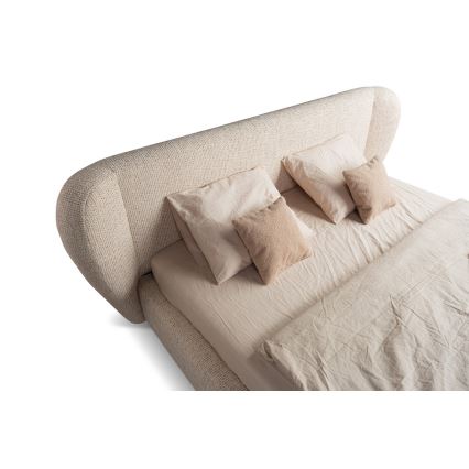 Verhoiltu sänky ilman patjaa DALIA 160x200 cm beige