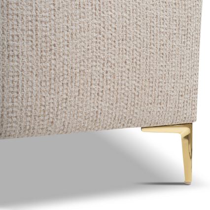 Verhoiltu sänky ilman patjaa DALIA 180x200 cm beige