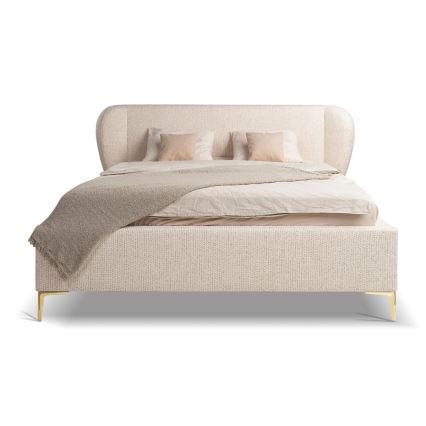 Verhoiltu sänky ilman patjaa DALIA 180x200 cm beige