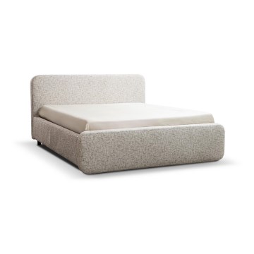 Verhoiltu sänky ilman patjaa LAJLA 160x200 cm beige