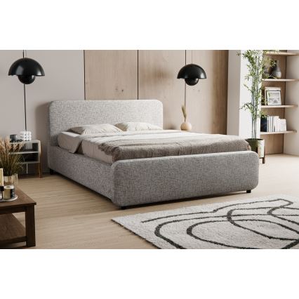 Verhoiltu sänky ilman patjaa LAJLA 180x200 cm beige