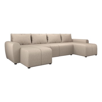 Verhoiltu universaali U-muotoinen vuodesohva NEWPORT beige
