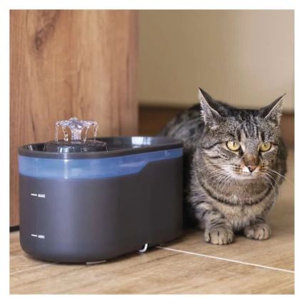 Vesilähde lemmikeille 2,6 l/5V harmaa