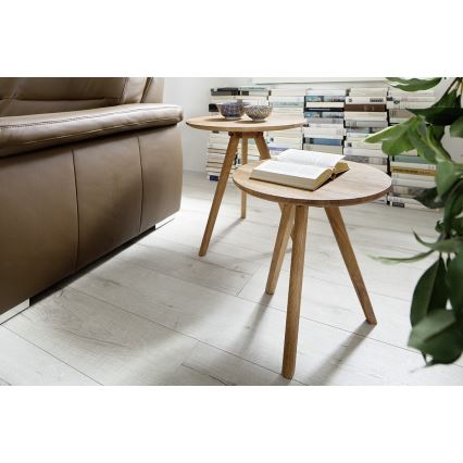 VEYLOR-sohvapöytien setti, 2 kpl, tammi