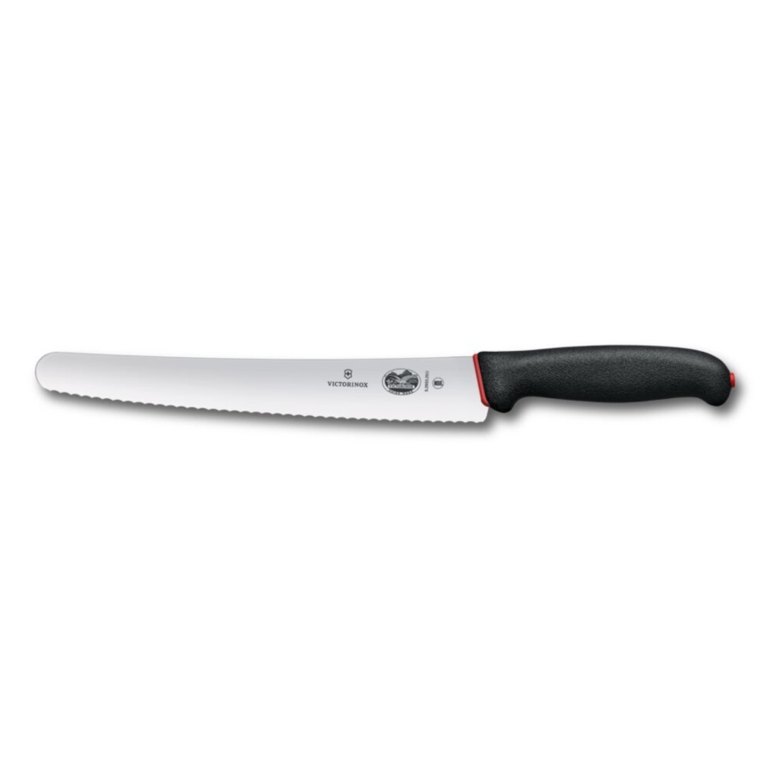 Victorinox - Keittiön leipäveitsi DUAL GRIP 26 cm musta