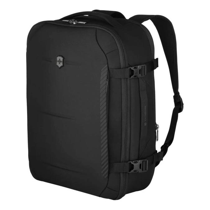 Victorinox - Laajennettava reppu Crosslight Boarding 37 l musta