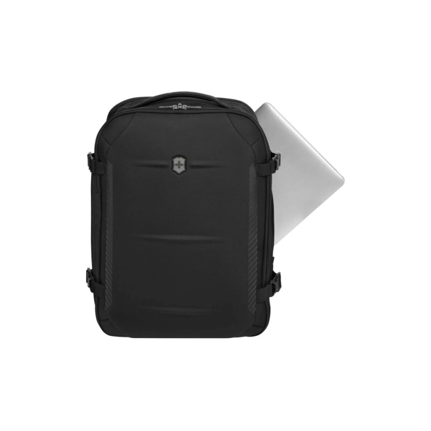 Victorinox - Laajennettava reppu Crosslight Boarding 37 l musta