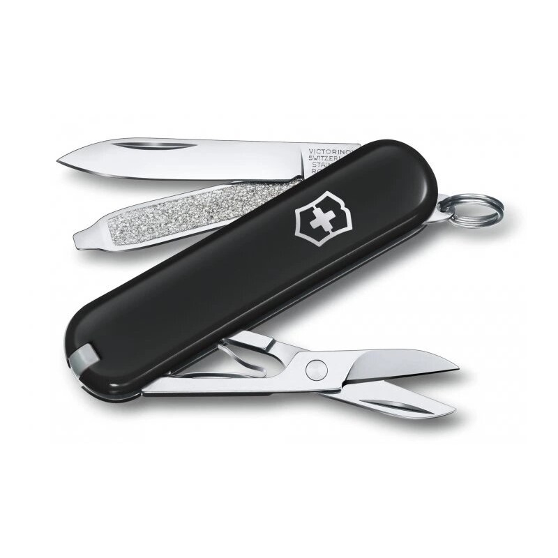 Victorinox - Monikäyttöinen taskuveitsi CLASSIC SD 5,8 cm/7 toiminnot musta