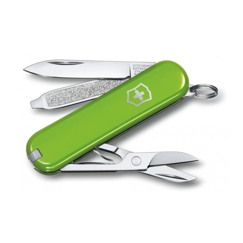 Victorinox - Monikäyttöinen taskuveitsi CLASSIC SD 5,8 cm/7 toiminnot vihreä