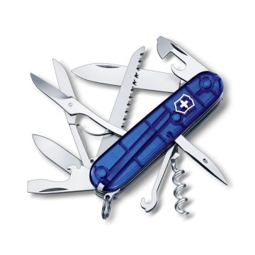 Victorinox - Monikäyttöinen taskuveitsi HUNTSMAN 9,1 cm/15 toiminnot sininen
