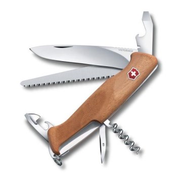 Victorinox - Monitoiminen taskuveitsi 13 cm/10 toimintoa puuta