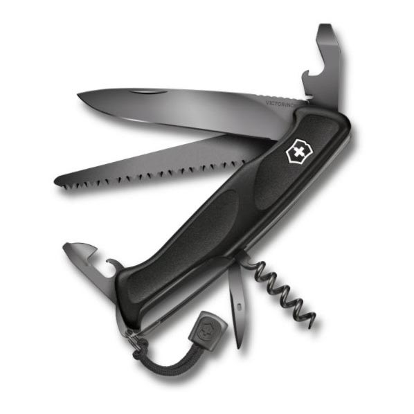 Victorinox - Monitoiminen taskuveitsi 13 cm/12 toimintoa musta