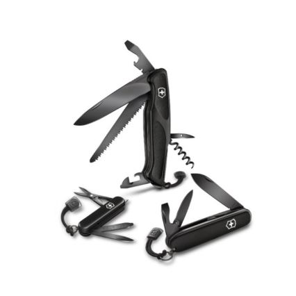 Victorinox - Monitoiminen taskuveitsi 13 cm/12 toimintoa musta