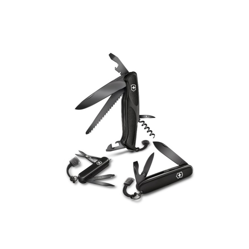 Victorinox - Monitoiminen taskuveitsi 13 cm/12 toimintoa musta