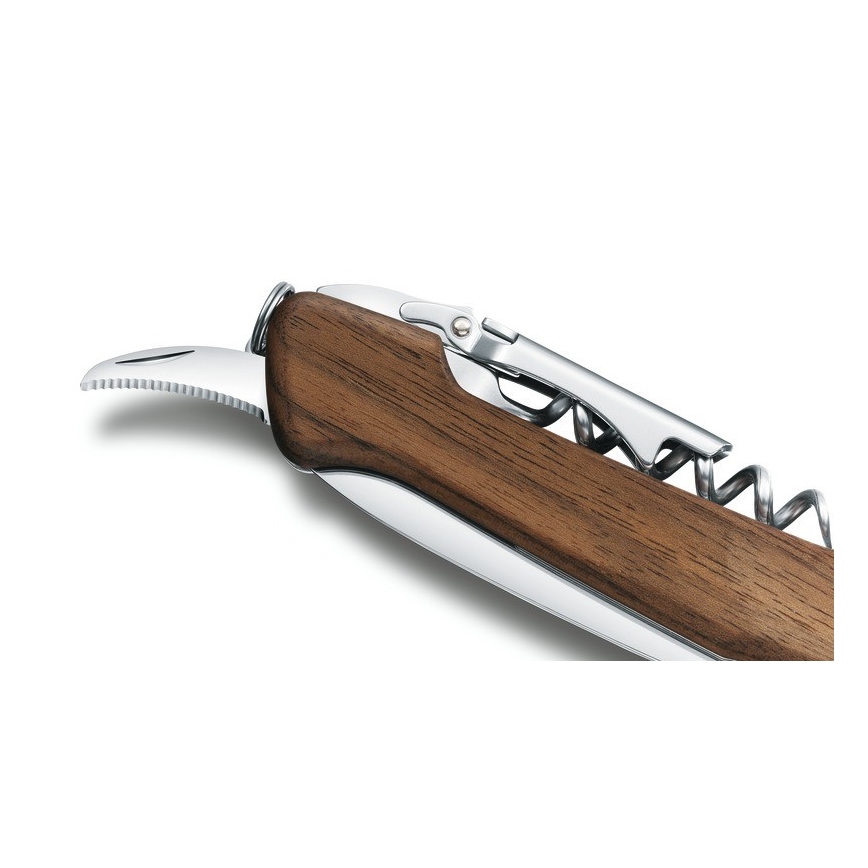 Victorinox - Monitoiminen taskuveitsi 13 cm/6 toimintoa puuta