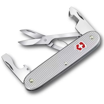Victorinox - Monitoiminen taskuveitsi COMPANION SLIM ALOX 9,3 cm/6 toimintoa hopea