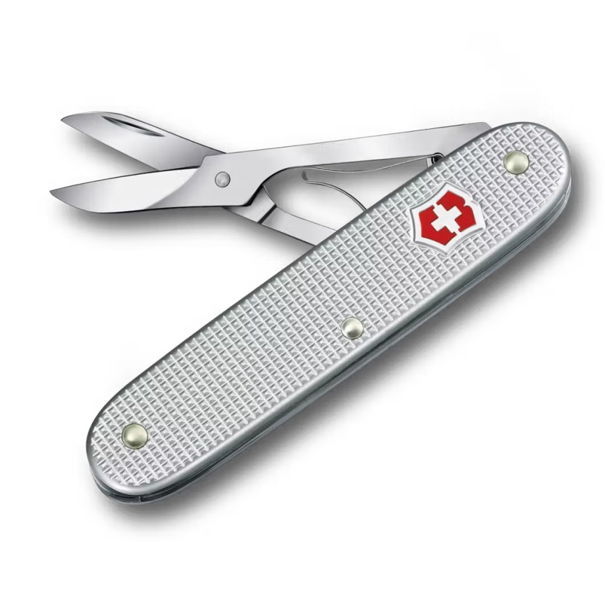 Victorinox - Monitoiminen taskuveitsi COMPANION X ALOX 9,3 cm/2 toimintoa, hopeanvärinen