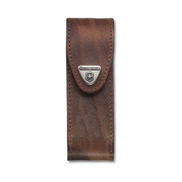 Victorinox - Nahkainen taskuveitsen tuppi 11,1 cm ruskea