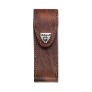 Victorinox - Nahkainen taskuveitsen tuppi 11,1 cm ruskea
