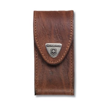 Victorinox - Nahkainen taskuveitsen tuppi 9,1 cm ruskea