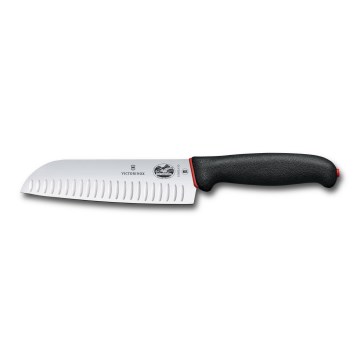Victorinox - Santoku-keittiöveitsi DUAL GRIP 17 cm musta