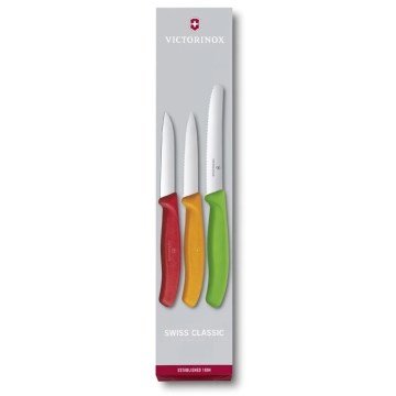 Victorinox - Sarja keittiöveitsiä vihanneksille 3 kpl värisekoitus