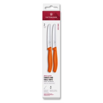 Victorinox - SWISS CLASSIC 11 cm vihannesveitset, 2 kpl, oranssi