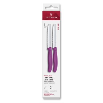 Victorinox - Vihannesveitsien setti SWISS CLASSIC, 11 cm, 2 kpl, violetti