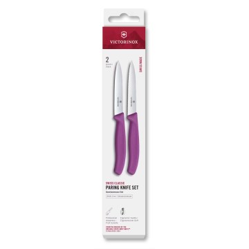 Victorinox - Vihannesveitsisetti SWISS CLASSIC 10 cm 2 kpl violetti