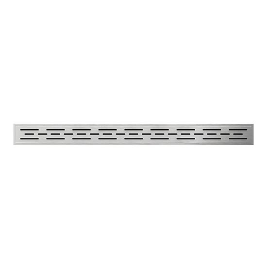 Viemäriritilä 90 cm, ruostumaton teräs/hopeanvärinen
