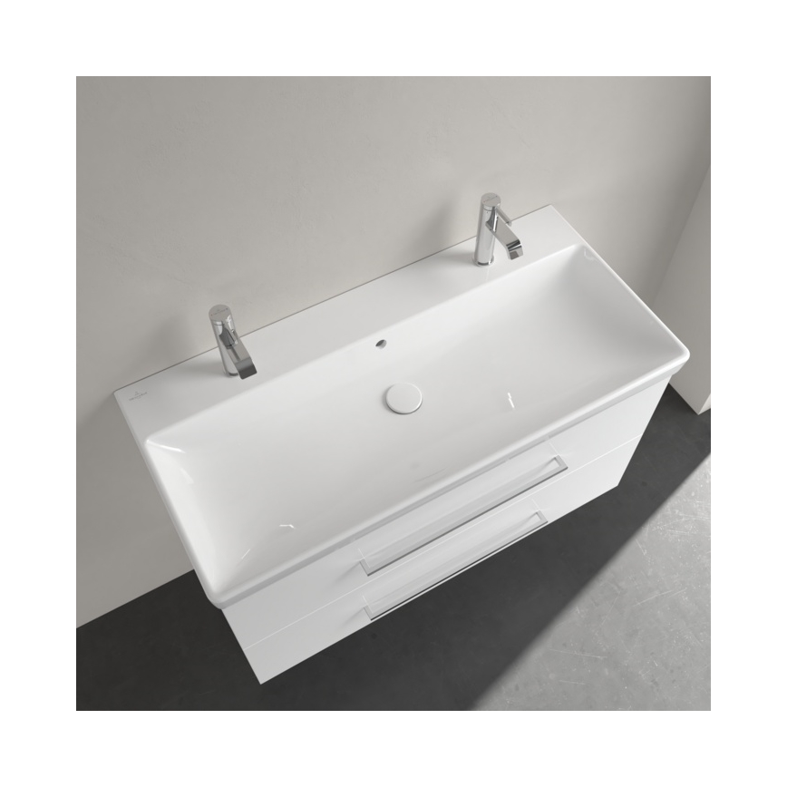 Villeroy & Boch 4156A401 - Seinäkiinnitteinen pesuallas AVENTO 100 x 47 cm, keraaminen/valkoinen