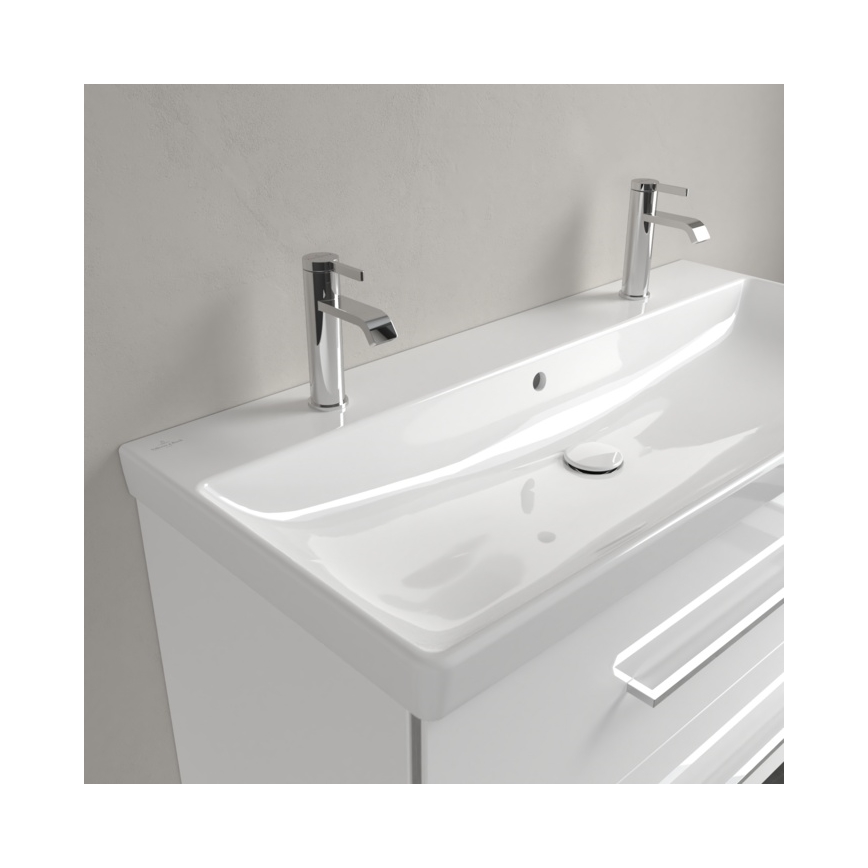 Villeroy & Boch 4156A401 - Seinäkiinnitteinen pesuallas AVENTO 100 x 47 cm, keraaminen/valkoinen