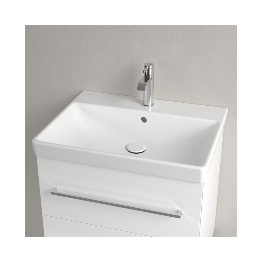 Villeroy & Boch 41586001 - Seinään asennettava pesuallas AVENTO 60x47 cm keramiikka/valkoinen