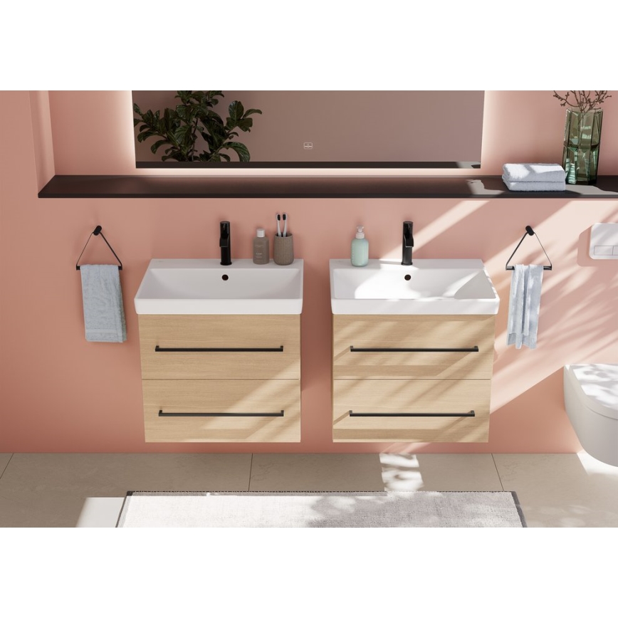 Villeroy & Boch 41586001 - Seinään asennettava pesuallas AVENTO 60x47 cm keramiikka/valkoinen