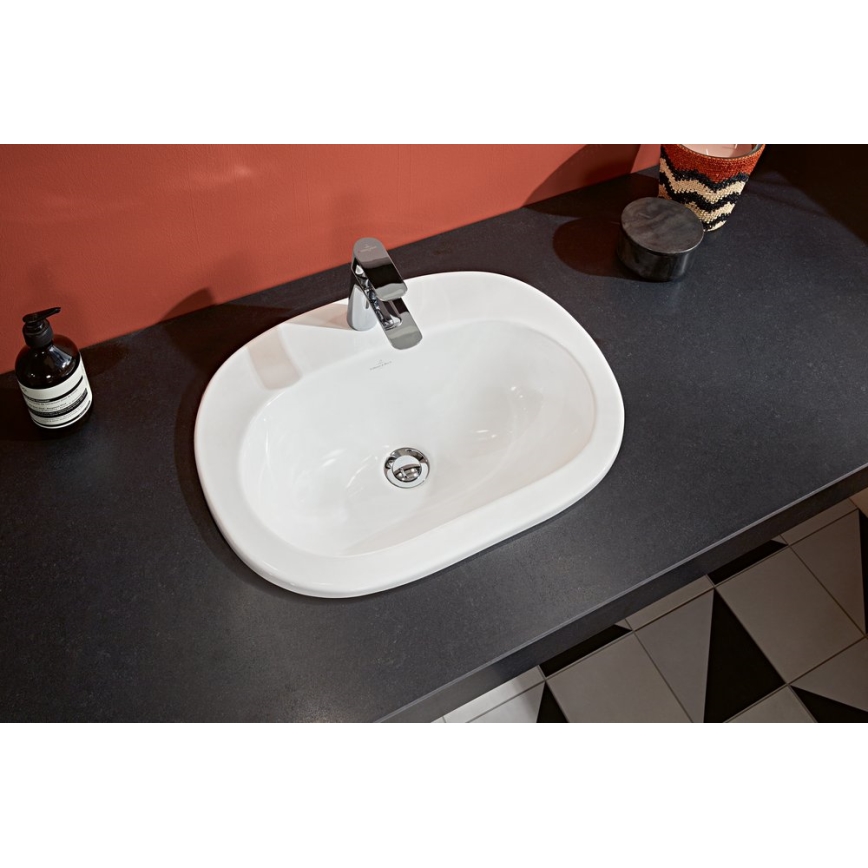 Villeroy & Boch 416156R1 - Upotettava pesuallas O.NOVO 56x41 cm keraaminen/valkoinen