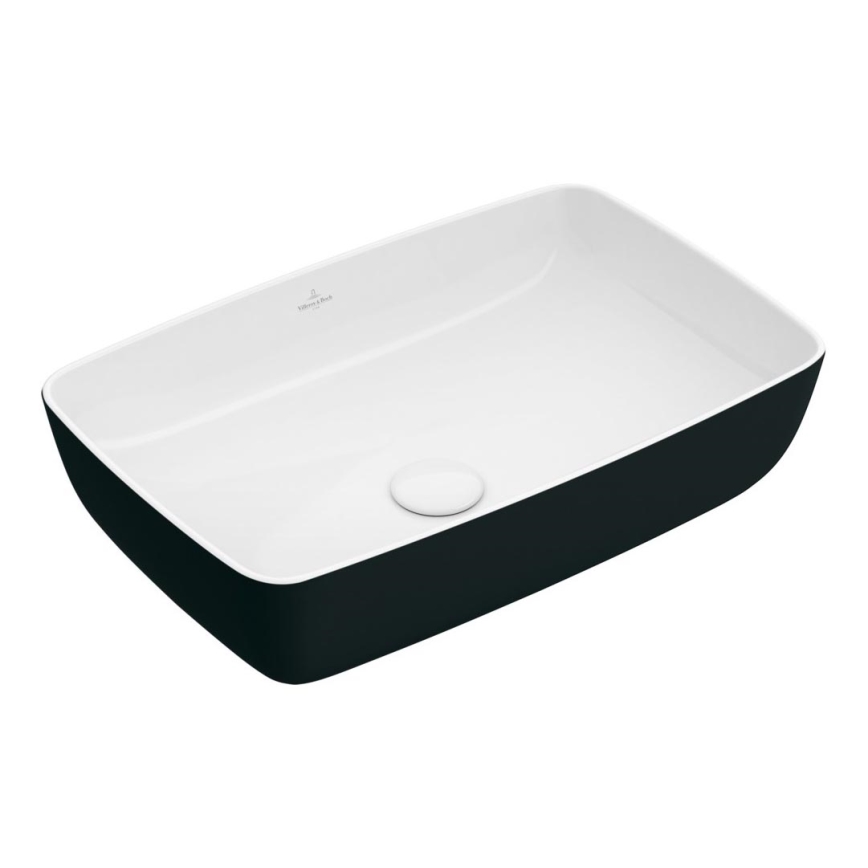 Villeroy & Boch 417258BCT8 - ARTIS 58x38,5 cm tason päälle asennettava pesuallas, keramiikka/musta