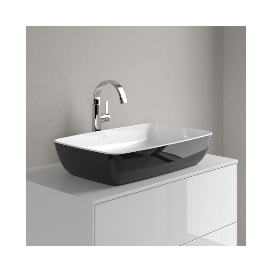 Villeroy & Boch 417258BCT8 - ARTIS 58x38,5 cm tason päälle asennettava pesuallas, keramiikka/musta
