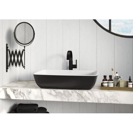 Villeroy & Boch 417258BCT8 - ARTIS 58x38,5 cm tason päälle asennettava pesuallas, keramiikka/musta