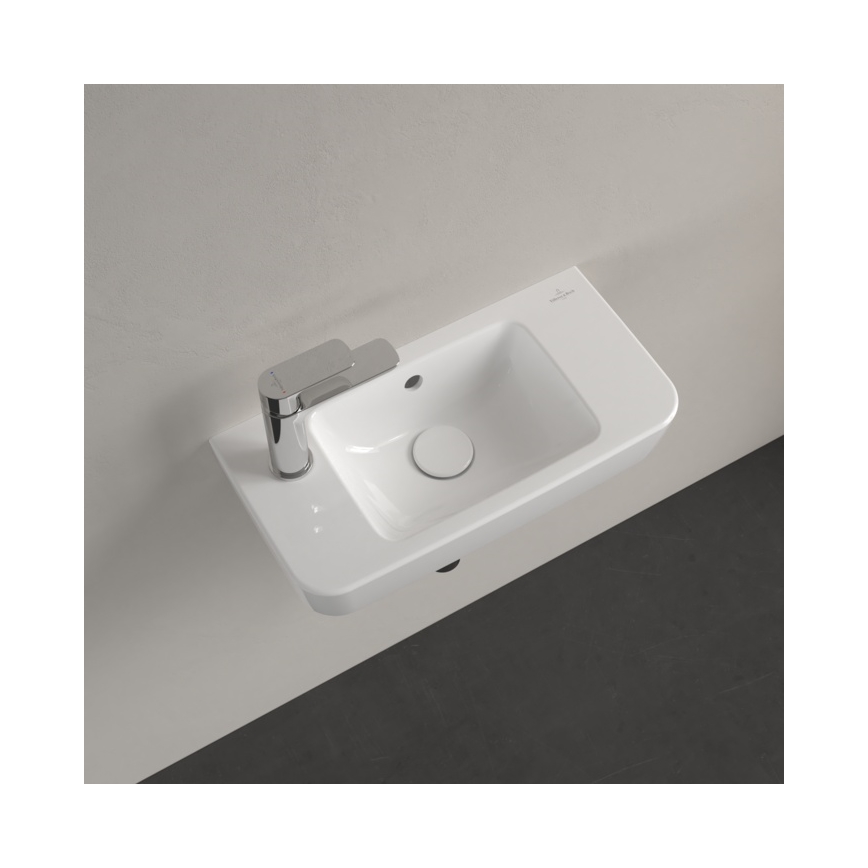 Villeroy & Boch 4342L501 - Seinäkiinnitteinen pesuallas O.NOVO 50x25 cm keramiikka/valkoinen