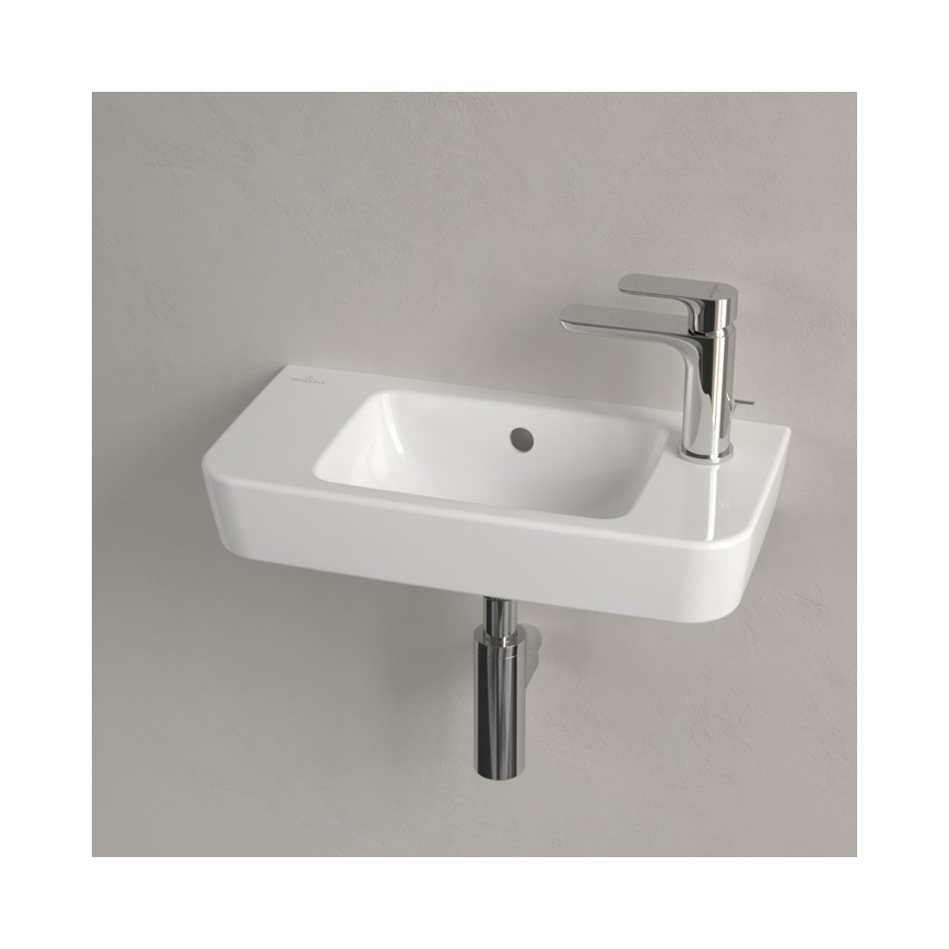 Villeroy & Boch 4342R501 - Seinäasennettava pesuallas O.NOVO 50x25 cm keraaminen/valkoinen