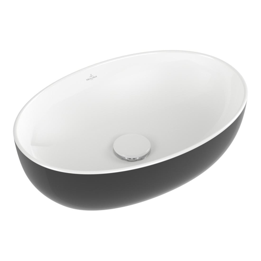 Villeroy & Boch 438848BCT8 - Upotettava pesuallas ARTIS 48x32,5 cm keramiikka/musta